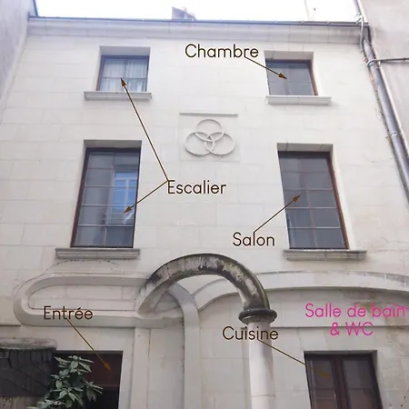 Maisonnette Atypique En Triplex Au Calme Hyper-centre Place Du Ralliement Lägenhet